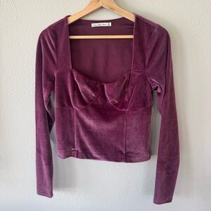 Abercrombie Velvet Top